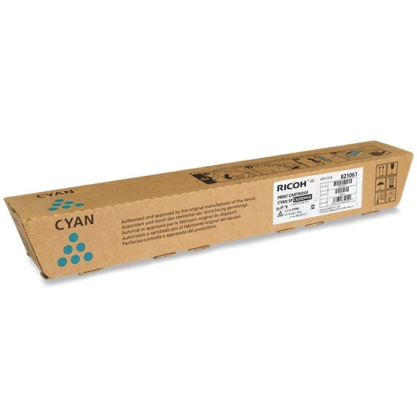 Ricoh SP C820DNHE (821061) cyan toner (original) 820119 821061 073966 - 1