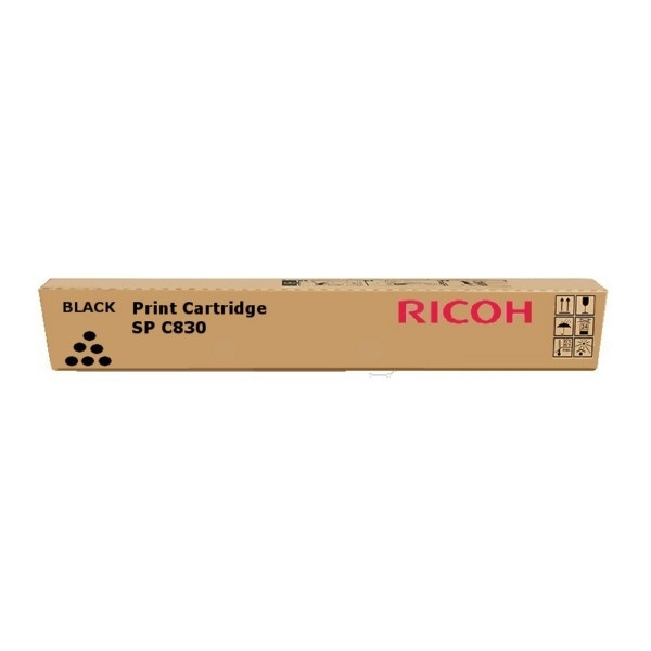 Ricoh SP C830 (821121) svart toner (original) 821121 821185 073706 - 1