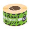 ​​​​​​​Varningsetiketter "HEAVY" | Rillprint | 250st 068142 - 1