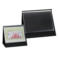 Flipchart med rillstab-mekanism | A4 | Rillstab | liggande | inkl. 20 plastfickor 068046