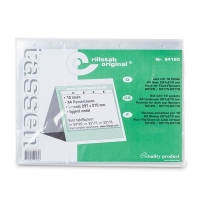 Plastficka A4 120my | Rillstab | sidoöppning | liggande | 10st 068058