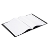 Presentationsmapp A3 | Rillstab | svart | 12 fickor