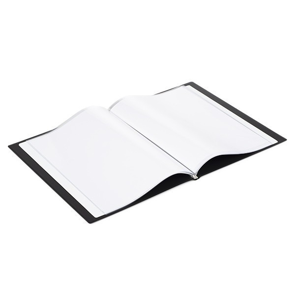 Presentationsmapp A3 12 fickor | Rillstab svart 068104 - 1