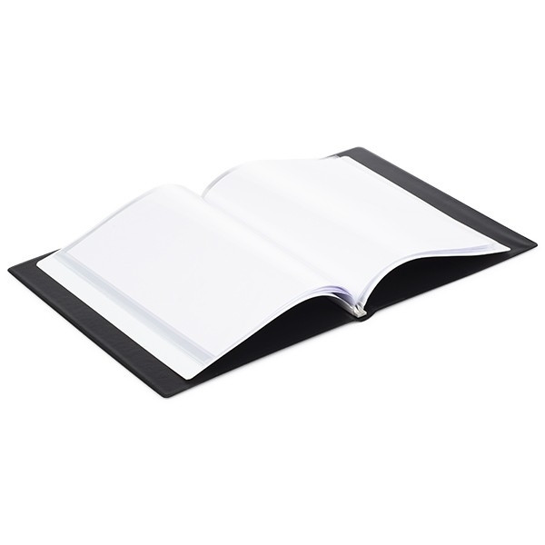 Presentationsmapp A5 | Rillstab | svart | 10 fickor 068107 - 1