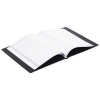 Presentationsmapp A5 | Rillstab | svart | 10 fickor