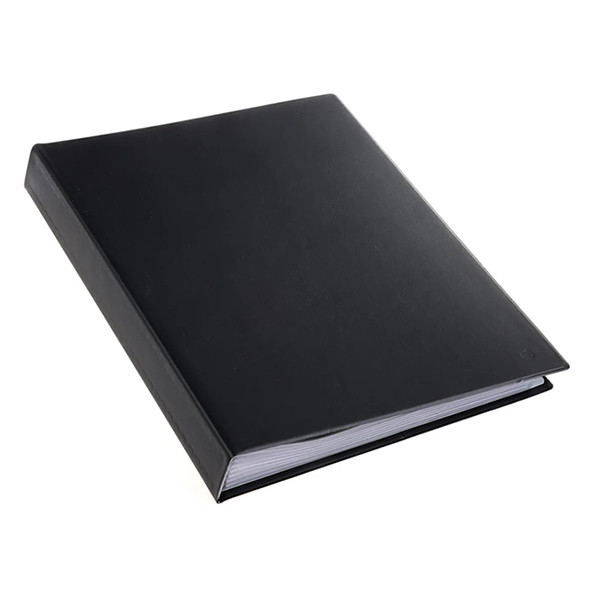 Rillstab Presentationsmapp hårt omslag A4 | Rillstab | svart | 80 fickor RI99484 068098 - 2