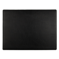 Rillstab Skrivbordsunderlägg 50cm x 37cm | Rillstab | svart Grancara läder 95274 068078