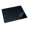Skrivbordsunderlägg 65x52cm svart med plastficka | Rillstab 068077 - 1