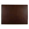 Rillstab skrivbordsunderlägg 50 x 37 cm Grancara läderlook tobak 95270 068088