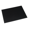 Rillstab skrivbordsunderlägg 53 x 40 cm svart