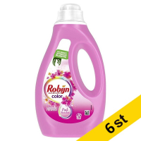 Flytande tvättmedel 1L | Robijn Color Pink Sensation | 6st SRO05180