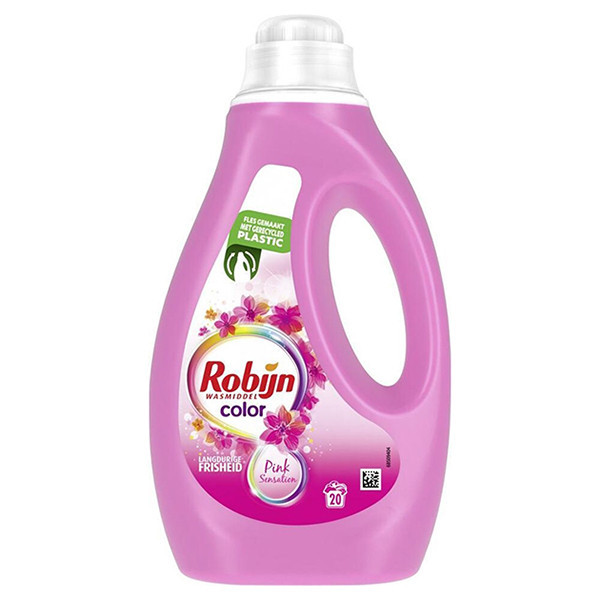 Flytande tvättmedel 1L | Robijn Color Pink Sensation SRO05179 - 1
