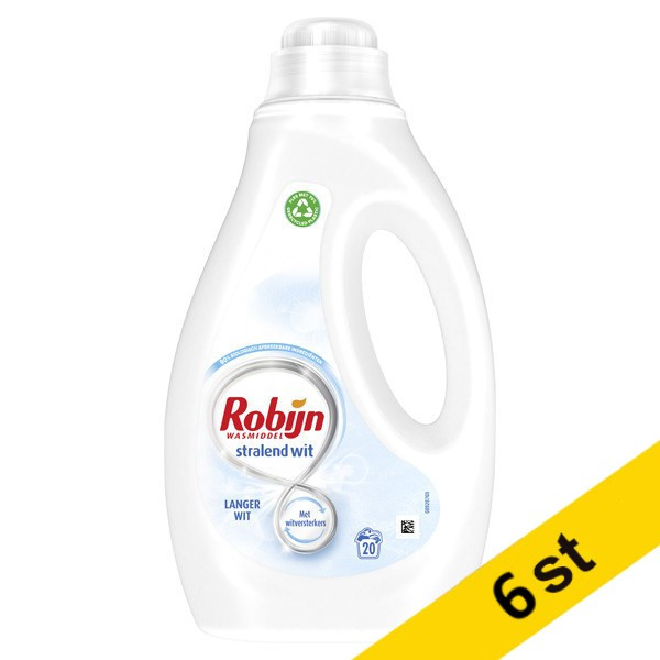 Flytande tvättmedel 1L | Robijn Radiant White | 6st SRO05182 - 1