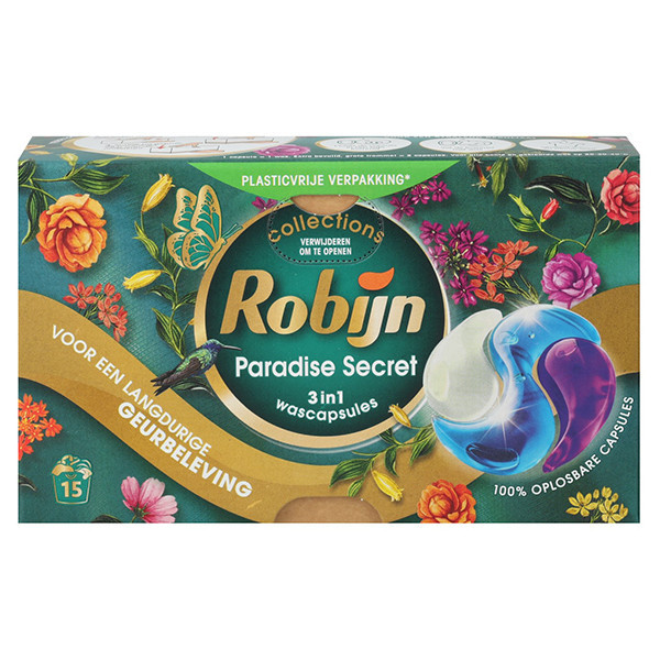 Tvättkapslar 15st | Robijn 3-in-1 Paradise Secret SRO05256 - 1