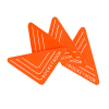 Rocketbook Beacons whiteboard skanningsdekaler (4 stycken) BEA-A4-K BEA-A4-RC-FR 224586