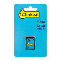 SDHC minneskort 32GB | klass 10 | 123ink FM032SD45BC FM32SD45B/00C MR964 300698