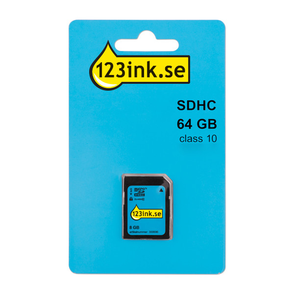 SDXC minneskort 64GB | klass 10 | 123ink 300699 - 1