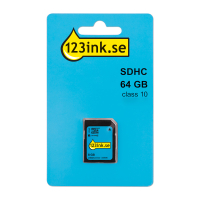 SDXC minneskort 64GB | klass 10 | 123ink
