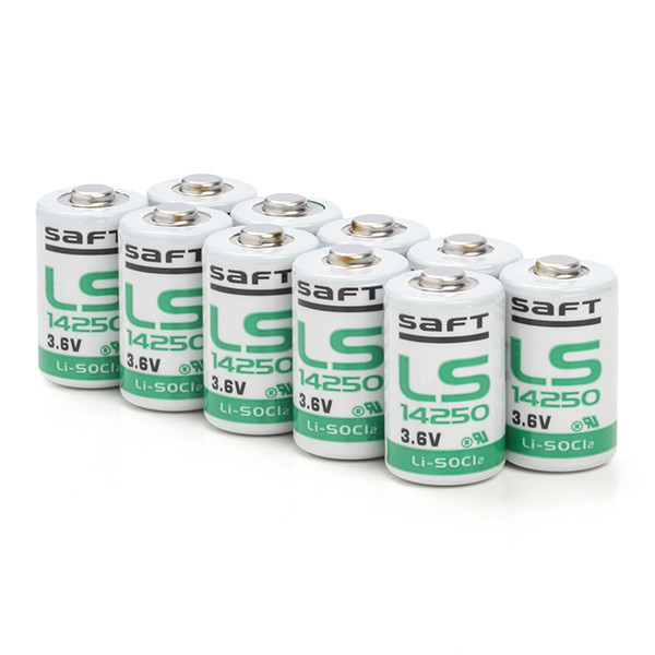 Saft LS14250 | 3,6V 1,2Ah | AA 1/2 SB-AA02 batteri 10st ASA02192 - 1