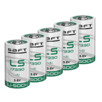 Saft LS17330 | 3,6V 2,1Ah | 2/3 A batteri | 5st ASA02343