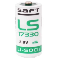 Saft LS17330 | 3,6V 2,1Ah | 2/3 A batteri 17330 2/3A ER17335 LS17330 ASA02199