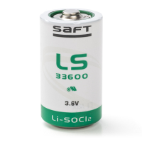 Saft LS33600 | 3,6V 17Ah | D batteri 33600 ER20 ER32L615 ER34615 LS-33600-CN ASA01781