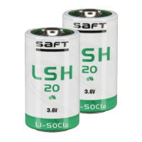 Saft LSH20 | 3,6V, 13Ah | D batteri | 2st ASA02396