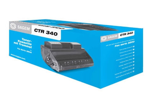 Sagem CTR 340 svart toner och trumma (original) CTR-340 031970 - 1