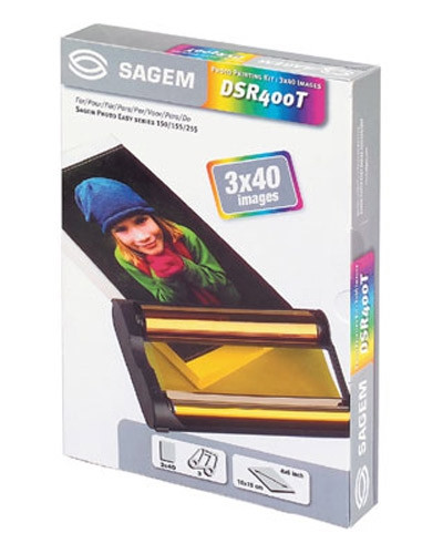 Sagem DSR 400T bläckpatroner + fotopapper (original) DSR-400T 031915 - 1