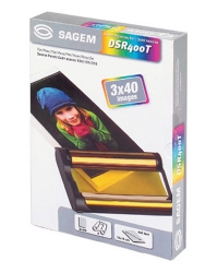 Sagem DSR 400T bläckpatroner + fotopapper (original) DSR-400T 031915