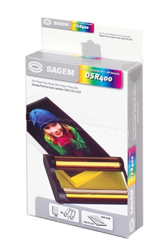Sagem DSR 400 färgbläckpatron + fotopapper (original) DSR-400 031910 - 1
