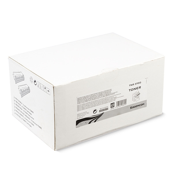 Sagem TNR 370D svart toner 2-pack (original) TNR-370D 031977 - 1