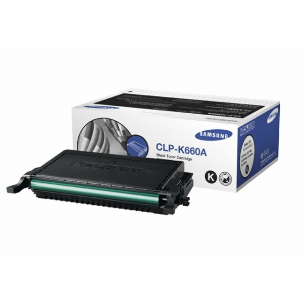 Samsung CLP-K660A (ST899A) svart toner (original) CLP-K660A/ELS 033592 - 1