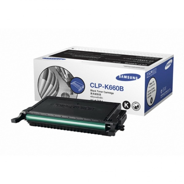 Samsung CLP-K660B (ST906A) svart toner hög kapacitet (original) CLP-K660B/ELS 033594 - 1