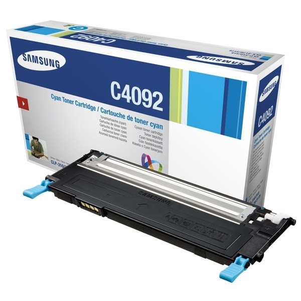 Samsung CLT-C4092S (SU005A) cyan toner (original) CLT-C4092S/ELS 033628 - 1