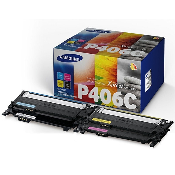 Samsung CLT-P406C (SU375A) multipack (original) CLT-P406C/ELS 092084 - 1