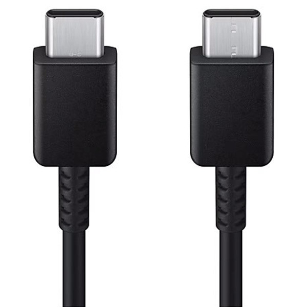 Laddningskabel 1,8m | USB-C till USB-C | svart | original Samsung K010221117 - 1
