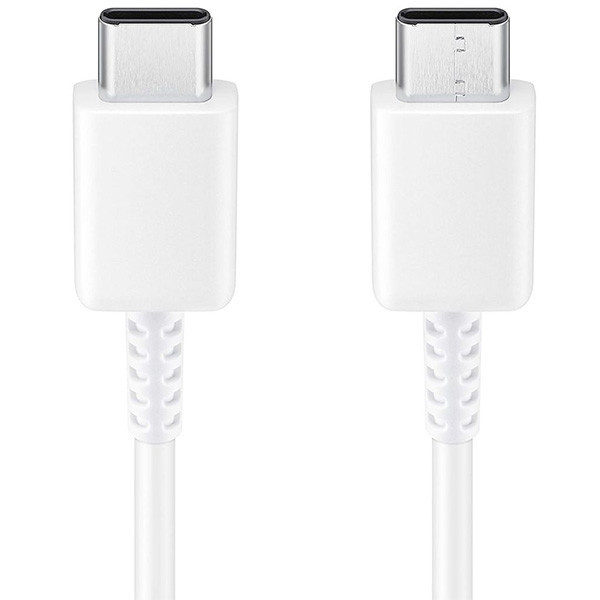 Laddningskabel 1m | USB-C till USB-C | vit | original Samsung K010221118 - 1