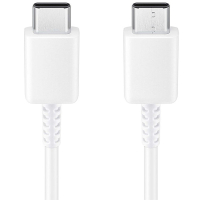 Laddningskabel 1m | USB-C till USB-C | vit | original Samsung K010221118