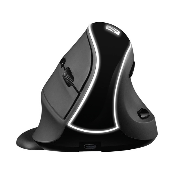 [] Datormus trådlös + ergonomisk | Sandberg Pro | svart SE400072 - 1