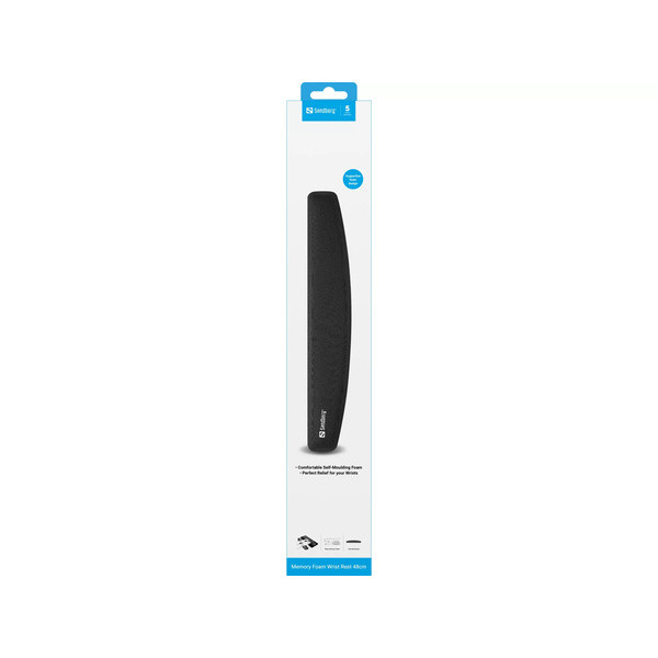 [] Handledsstöd för tangentbord 48cm | Sandberg Memory Foam | svart SE400034 - 2