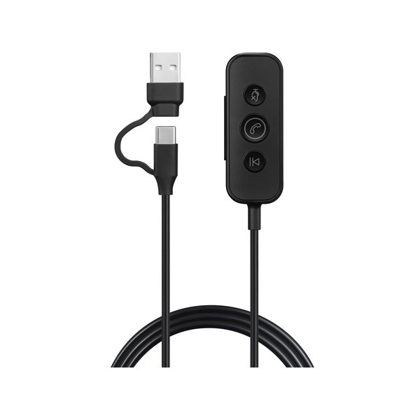 [] Headset USB/3,5mm | Sandberg 3-in-1 Office Pro | svart SE400104 - 4