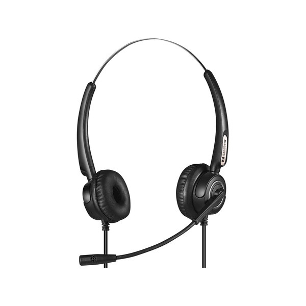 [] Headset USB/RJ9/RJ11 | Sandberg Pro Stereo | svart SE400097 - 1