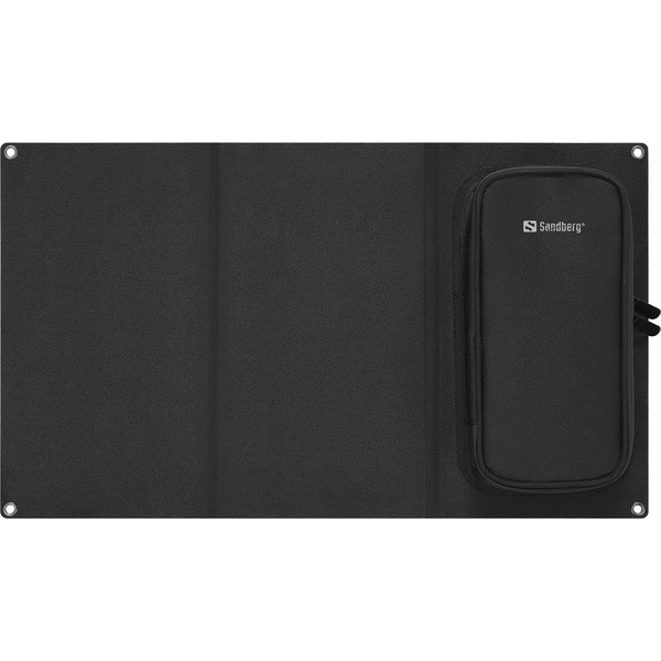[] Powerbank solcell 10.000mAh | 22W solpanel | Sandberg | svart SE400135 - 4