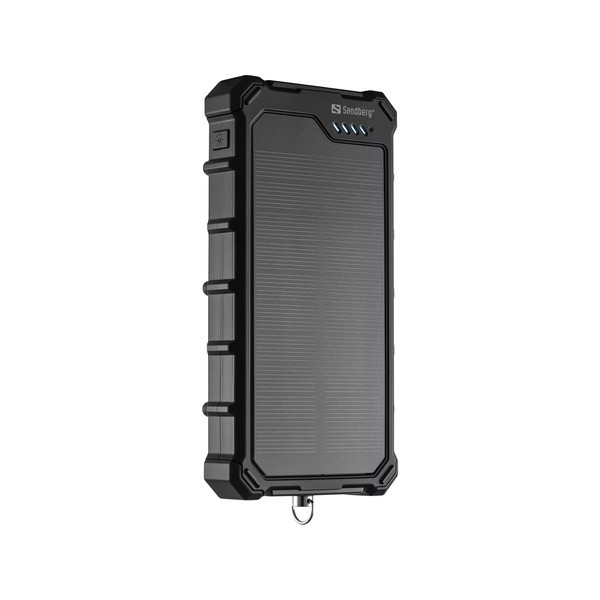 [] Powerbank solcell 10.000mAh | PD20W | Sandberg CampLED | grå SE400129 - 3