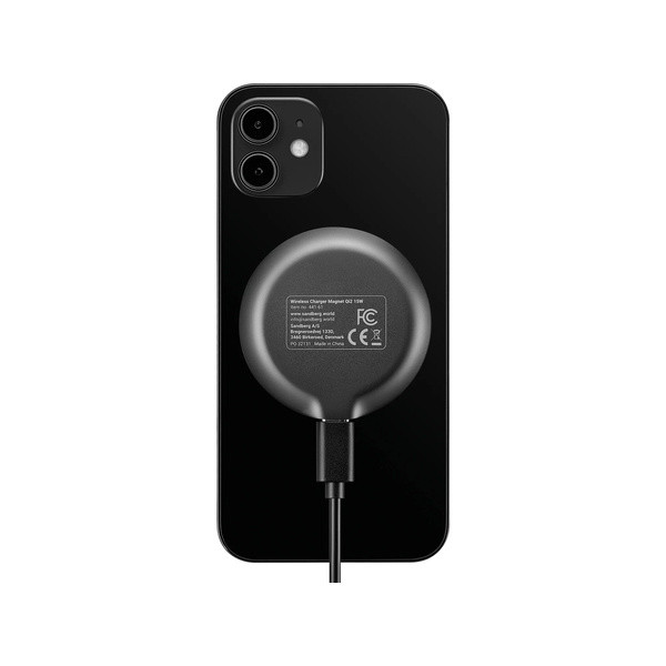 [] Trådlös laddare 15W Qi2 | Sandberg Mag | grå SE400143 - 3