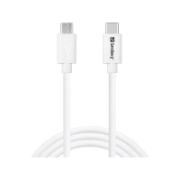 [] USB-C till Micro-USB kabel 1m | Sandberg | silver SE400160