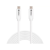 [] USB-C till USB-C kabel 3m | USB 3.2 Gen2 | Sandberg | silver SE400162 - 1