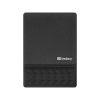 [DP] Musmatta 25x18cm med handledsstöd | Sandberg Memory Foam Square | svart SE400082 - 1