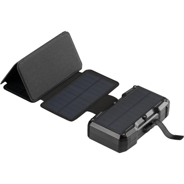[DP] Powerbank solcell 27.000mAh | 5 paneler | PD20W + Wireless | Sandberg | grå ASA02462 - 4